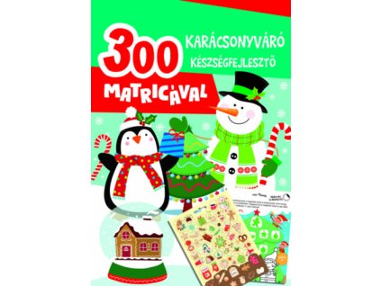 Karácsonyváró készségfejlesztő - 300 matricával