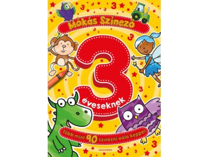 Mókás színező 3 éveseknek