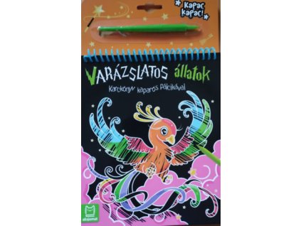 Karckönyv kaparós pálcikával - Varázslatos állatok