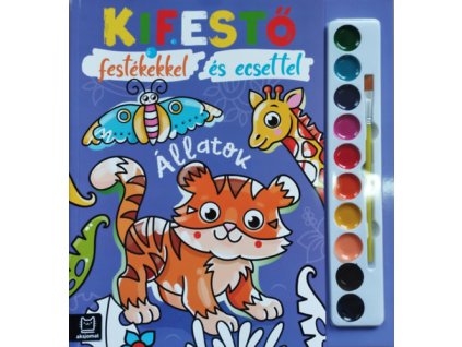 Kifestő festékekkel és ecsettel - Állatok