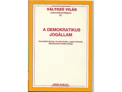A demokratikus jogállam