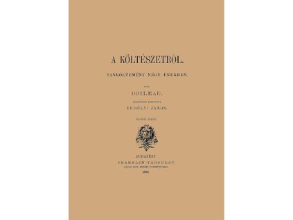 A költészetről - Tanköltemény négy énekben