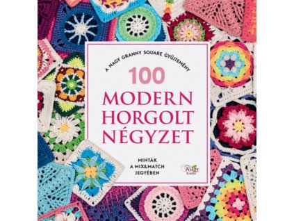 100 modern horgolt négyzet