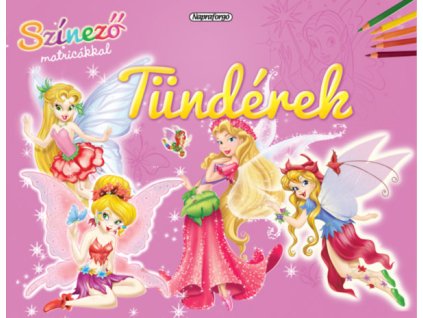 Színező matricákkal - Tündérek