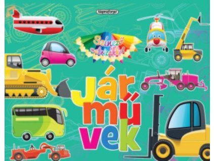 Színező matricákkal - Járművek