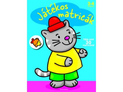 Játékos matricák - Cica