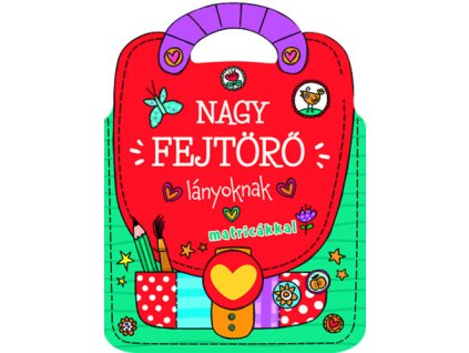 Nagy fejtörő lányoknak - matricákkal