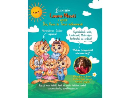 Laura Meséi 1. kötet - Íku, Kesu és Tincsi mókusmeséi