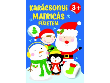 Karácsonyi matricás füzetem