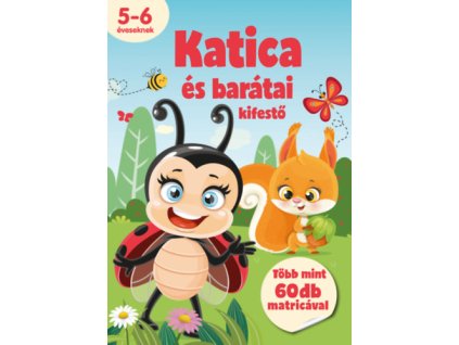 Katica és barátai kifestő