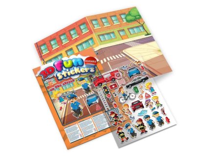 Mi zajlik az utcán? - Szórakoztató 3D matricák