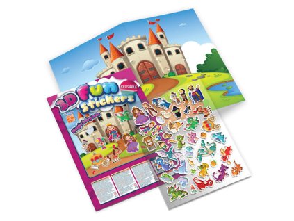 Meseország 3D matricákkal