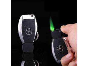 Mercedes zapalovač ve tvaru klíče se světlem
