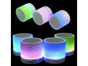 Mini Bluetooth reproduktor s LED osvětlením pro telefon,USB a SD karty