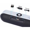 Bluetooth přenosný reproduktor 3D super bass, USB,AUX,SD