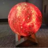 3D Měsíční lampa dobíjecí