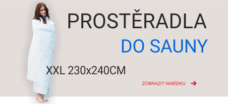 Prostěradla do sauny