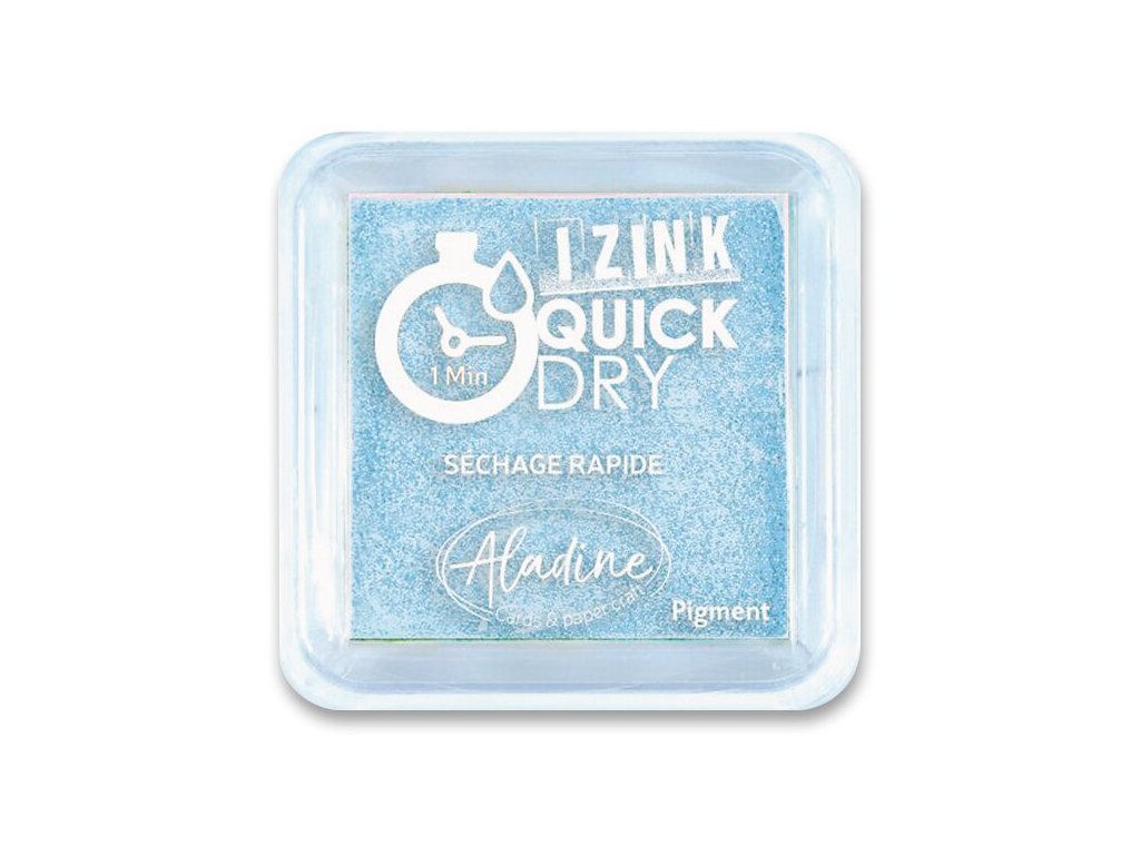 Razítkovací polštářek Aladine Izink Quick Dry (Barva nebesky modrá)