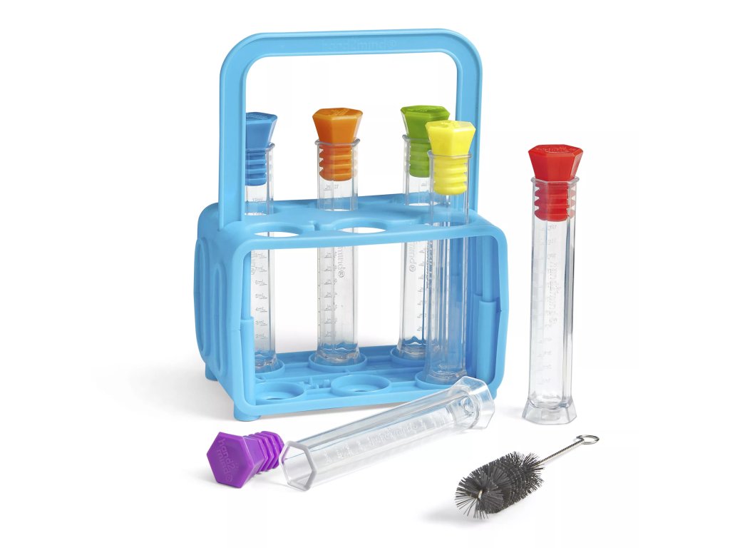 sada zkumavek s prislusenstvim