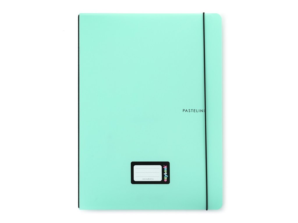 Sešit PP - Oxybook A4 40 listů PASTELINI, výběr barev (Barva zelený)