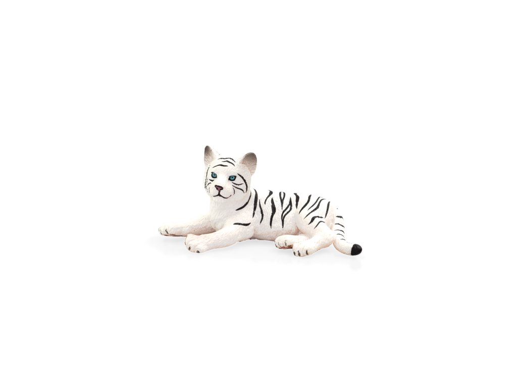 Tygr bílý mládě ležící / Mojo Animal Planet