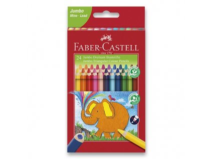 Pastelky Faber-Castell Extra Jumbo 24 barev