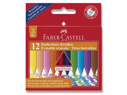 Plastové pastelky Faber-Castell Plastic Colour 12 barev