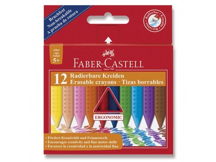 Voskové pastelky Faber-Castell Colour Grip 12 barev