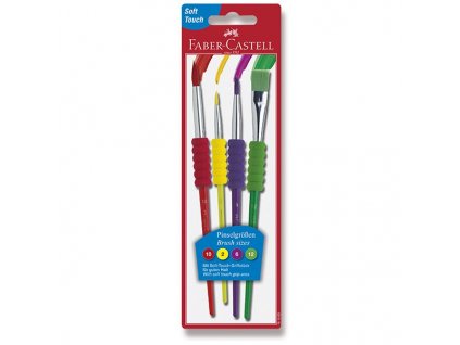 Štěteček Faber-Castell Soft 4 kusy