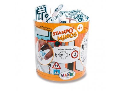 Razítka Aladine Stampo Minos - Dopravní prostředky 28 ks