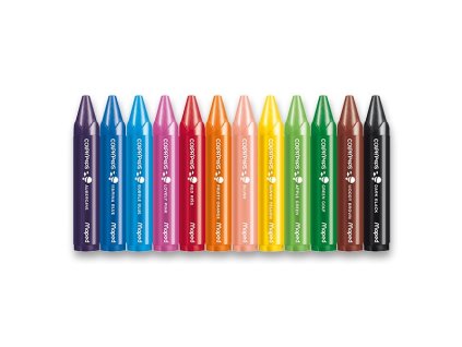 Voskovky Maped Color'Peps Wax Jumbo 12 barev, trojhranné