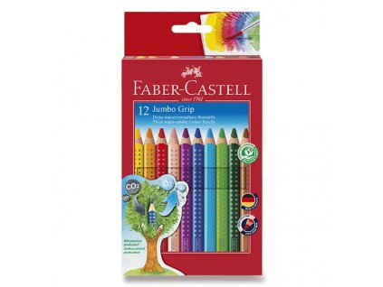 Pastelky Faber-Castell Colour Grip Jumbo 12 barev