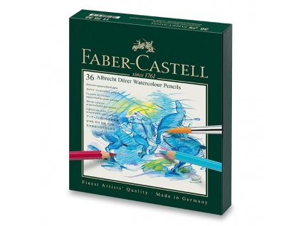Akvarelové pastelky Faber-Castell Albrecht Dürer 117538 studio box, 36 barev