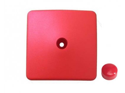 plastova krytka hranol 90 x 90 mm cervena kaxl 2 wm0