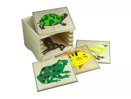 5 ks puzzle s komodou
