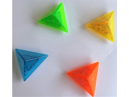 Lux-pyramida trojboká barevná