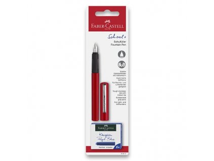Bombičkové pero Faber-Castell hrot M, výběr barev červené