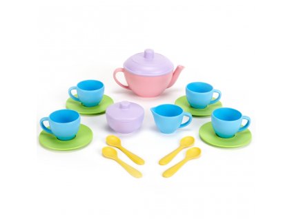 Green Toys Čajový set Pink 17 Ks