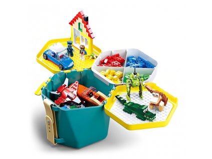 Sluban Bucket Bricks M38-B0829 Kbelík s kostkami zelený