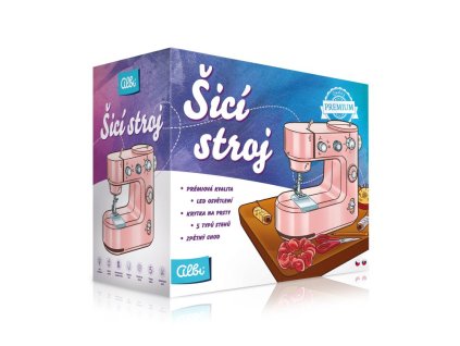 ALBI Šicí stroj - růžový