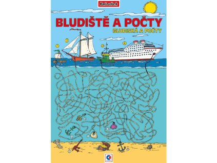 Omalovánka A4 - Bludiště a počty