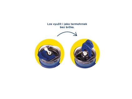 ALBI Modrý nerezový termohrnek XXL 1200 ml