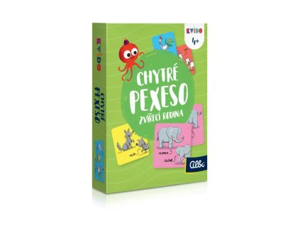 ALBI Chytré pexeso - Zvířecí rodina 2. vydání