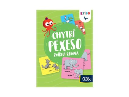 ALBI Chytré pexeso - Zvířecí rodina 2. vydání