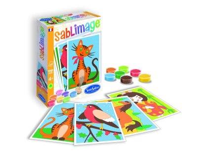 sablimage mini piskove obrazky mazlivi kamaradi