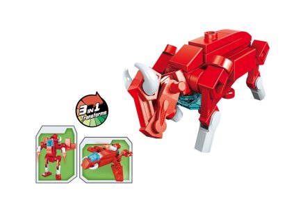 Qman Multivariant Combat Team (Model 2103-4 Divoký býk 3v1)