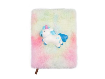 ALBI 3D plyšový blok - Jednorožec