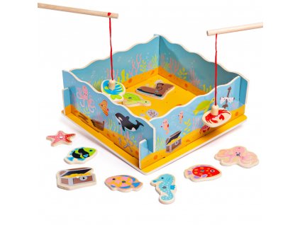 Magnetické chytání rybiček / Bigjigs Toys
