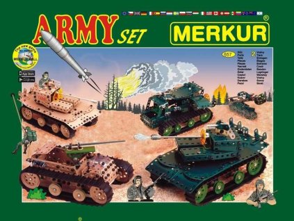 Merkur ARMY Set - 657 dílů