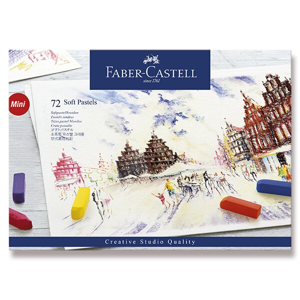 Fotografie Pastelové křídy Faber-Castell Mini 72 barev Faber-Castell A49:0087_1282720